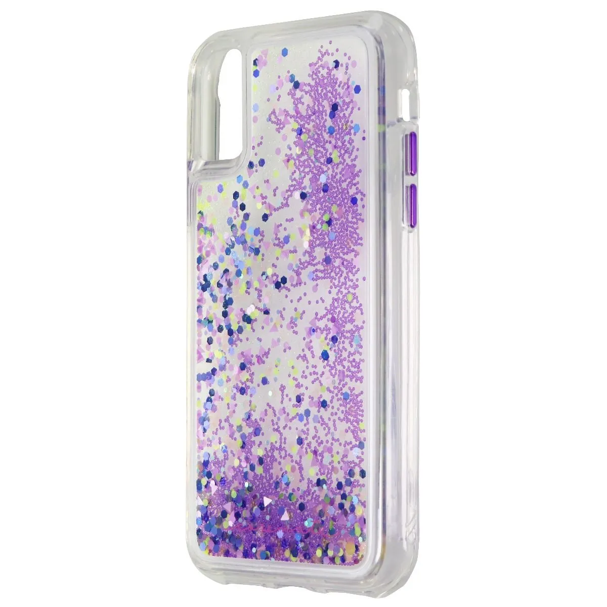 Case-Mate Glow Waterfall Case for Apple iPhone XS / X - Purple Glow