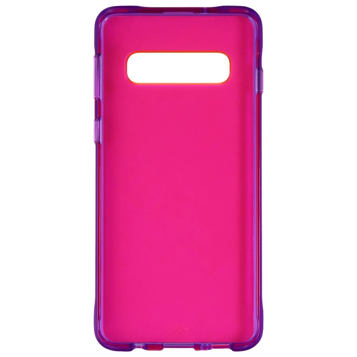 Case-Mate Tough Clear Series Case for Samsung Galaxy S10 - Neon Pink / Purple