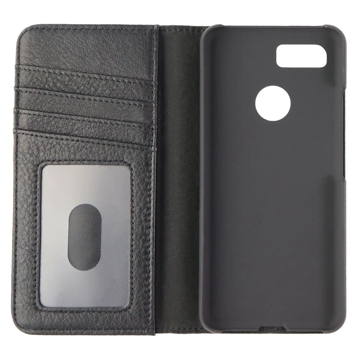 Case-Mate Wallet Folio Genuine Leather Case for Google Pixel 3 - Black