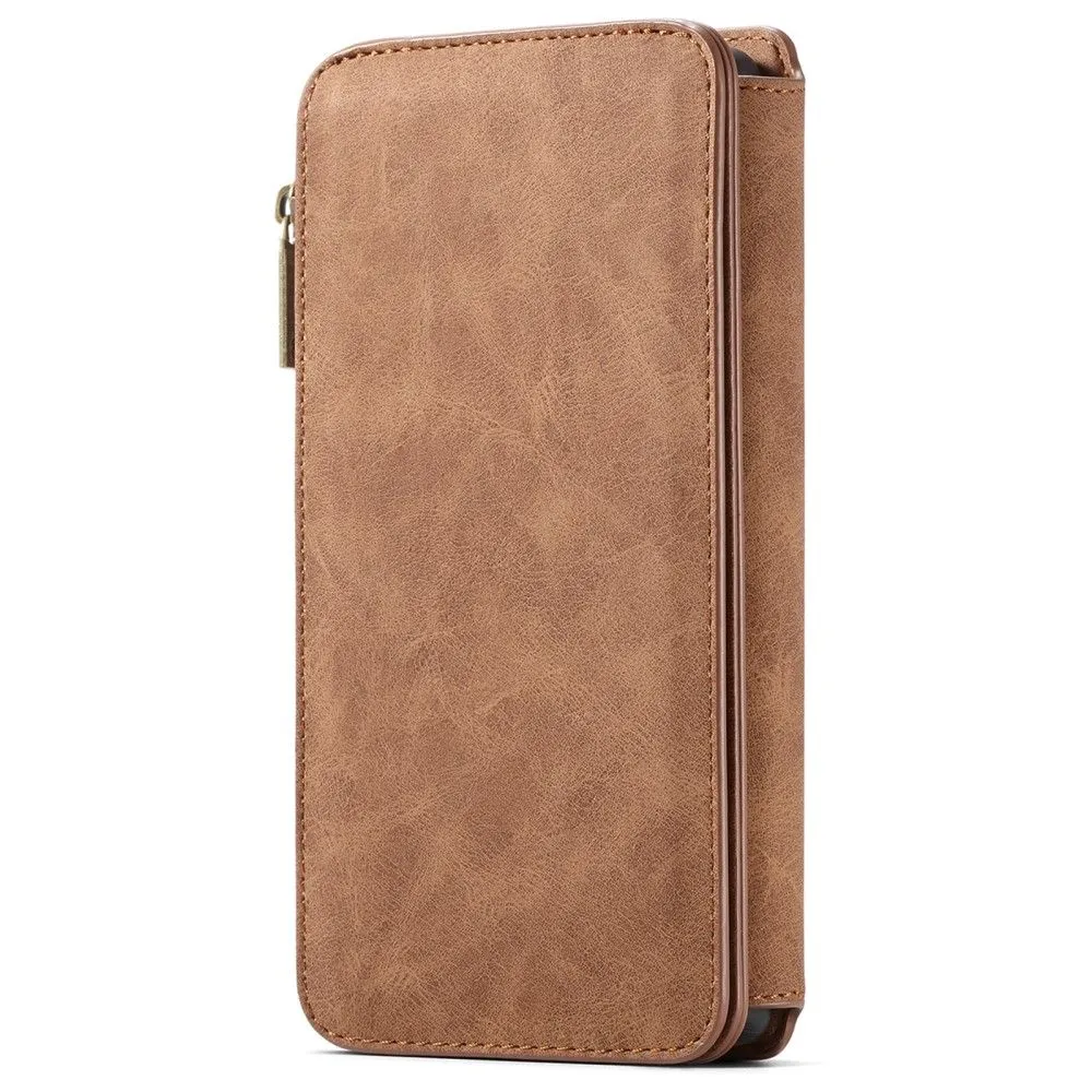 CaseMe Samsung Galaxy S22 Ultra Retro Wallet - Brown