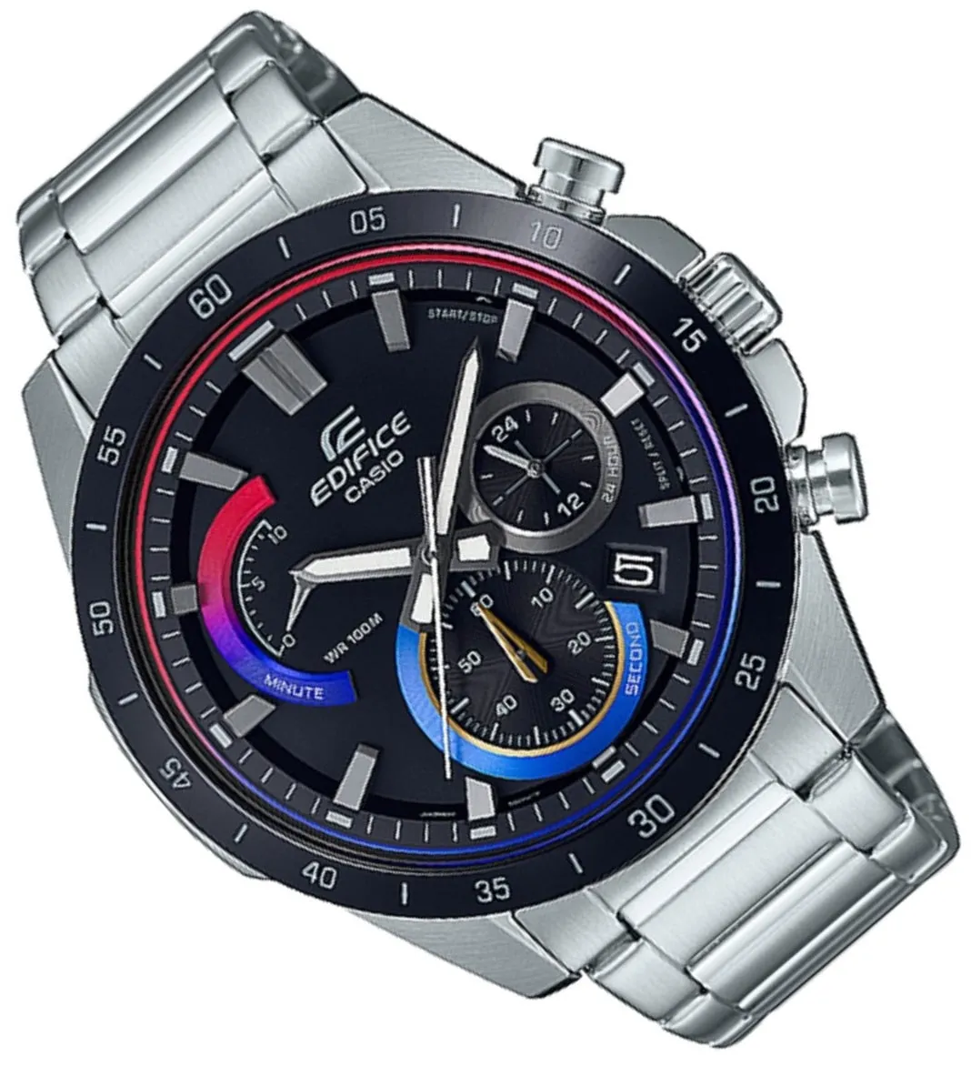 Casio Edifice EFR-573HG-1A Chronograph Stainless Steel Strap Watch For Men