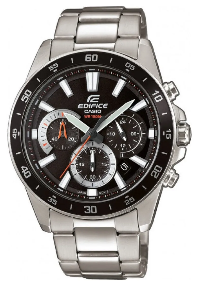 Casio Edifice EFV-570D-1A Chronograph Stainless Steel Strap Watch For Men