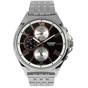 Casio MTP-E316D-1A Silver Stainless Watch for Men