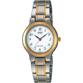 Casio Vintage LTP-1131G-7BRDF Silver & Gold Stainless Watch for Women