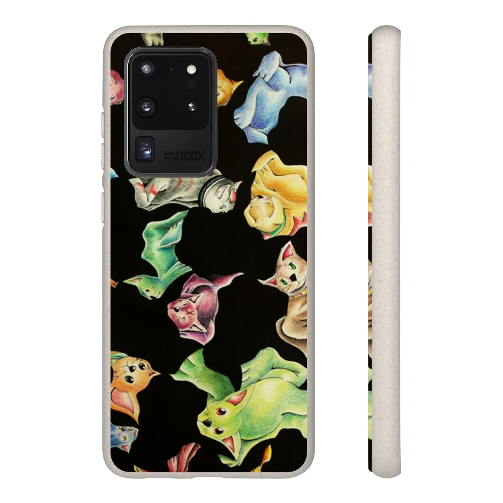 Cat Pattern Biodegradable Case