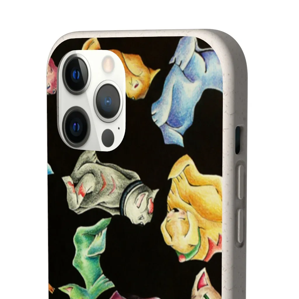 Cat Pattern Biodegradable Case