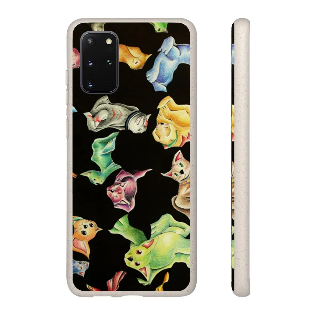 Cat Pattern Biodegradable Case