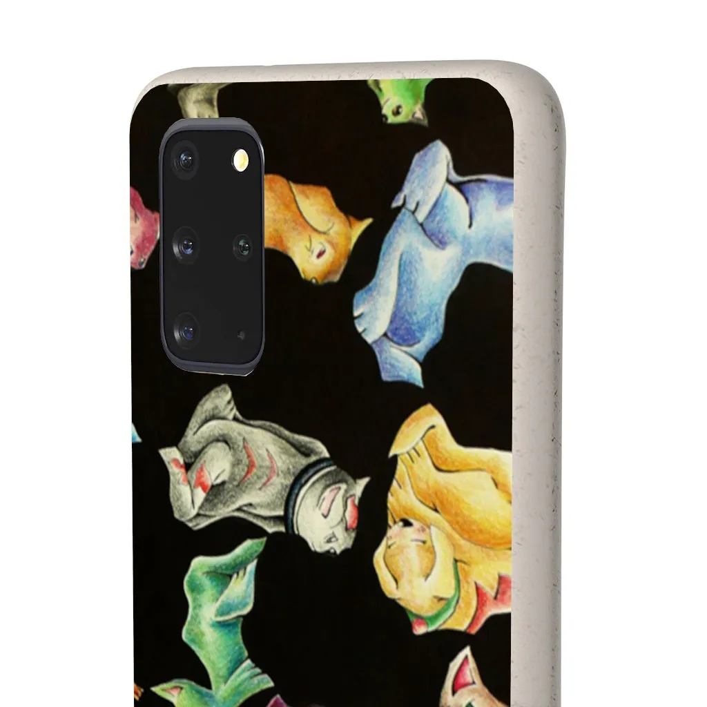 Cat Pattern Biodegradable Case