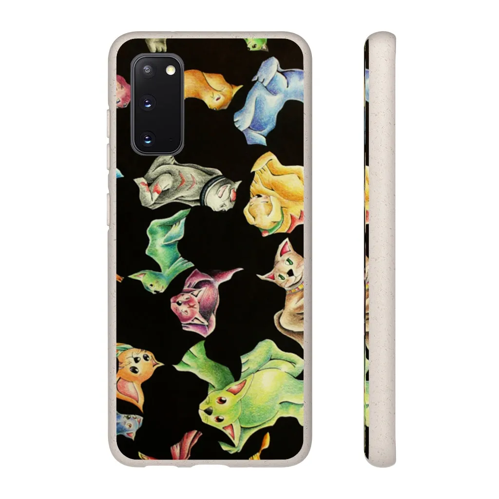 Cat Pattern Biodegradable Case