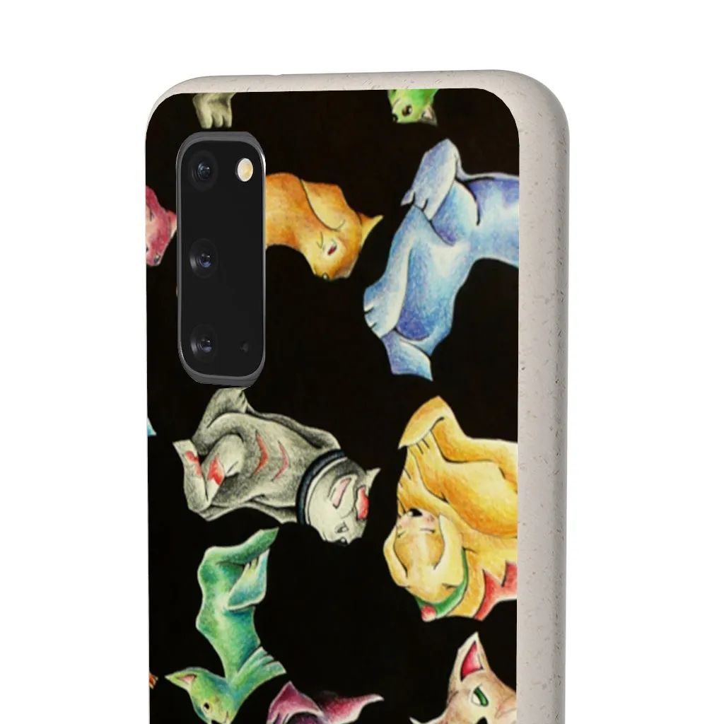 Cat Pattern Biodegradable Case