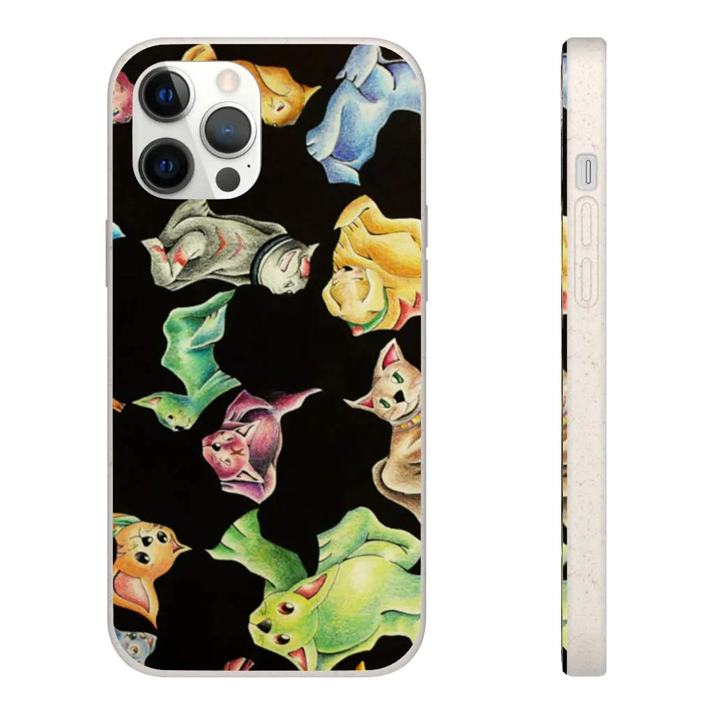 Cat Pattern Biodegradable Case