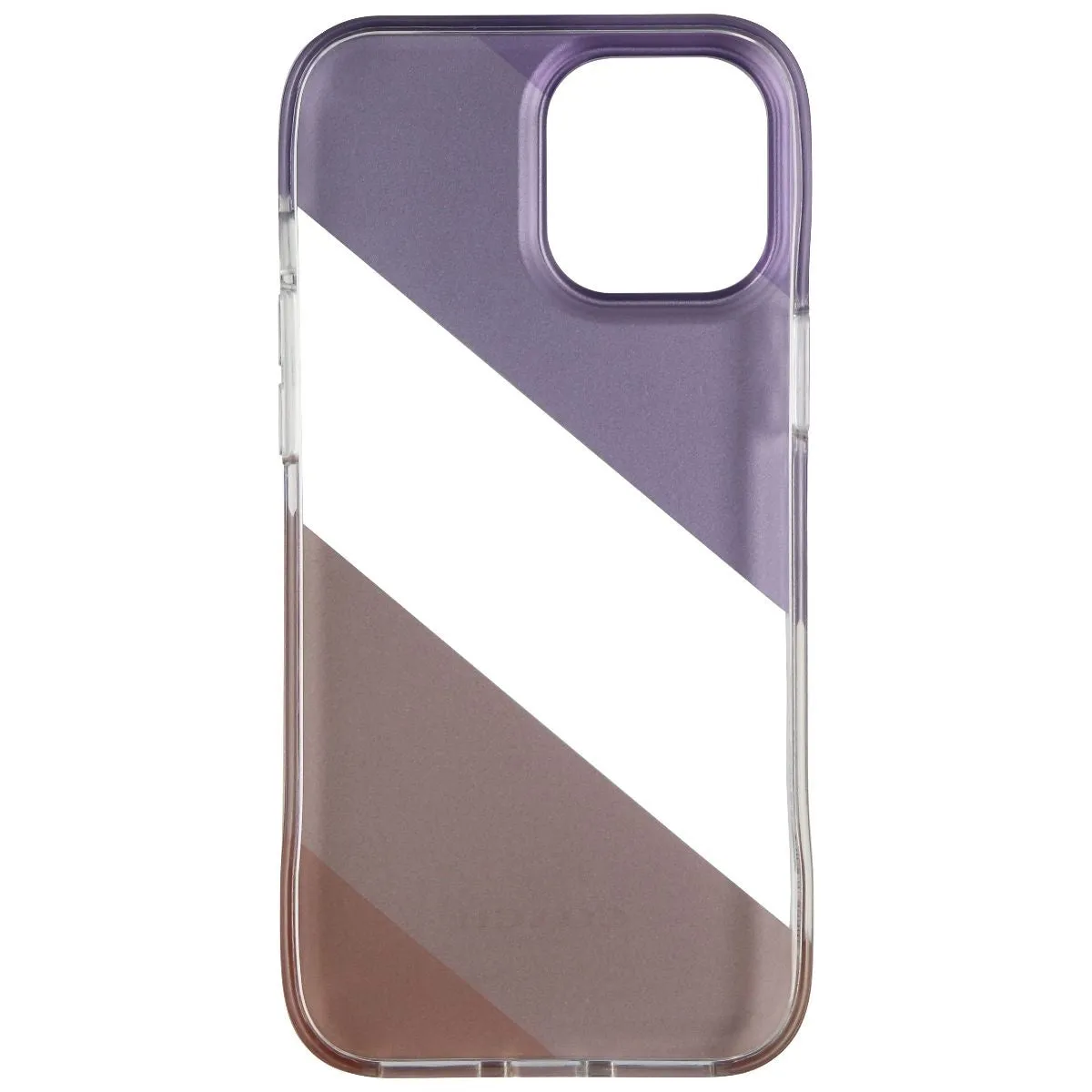 Coach Protective Case for Apple iPhone 12 Pro Max - Diagonal Stripe Metallic