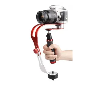 Compact Aluminum Camera Stabilizer with Phone Holder