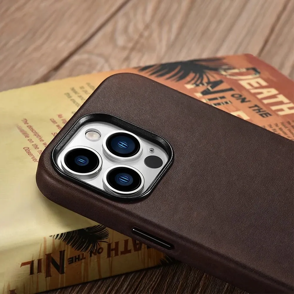 CortezaLux Genuine Leather iPhone Case