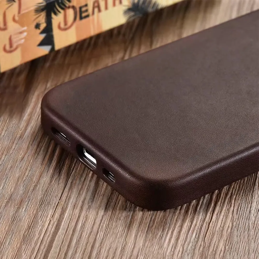 CortezaLux Genuine Leather iPhone Case