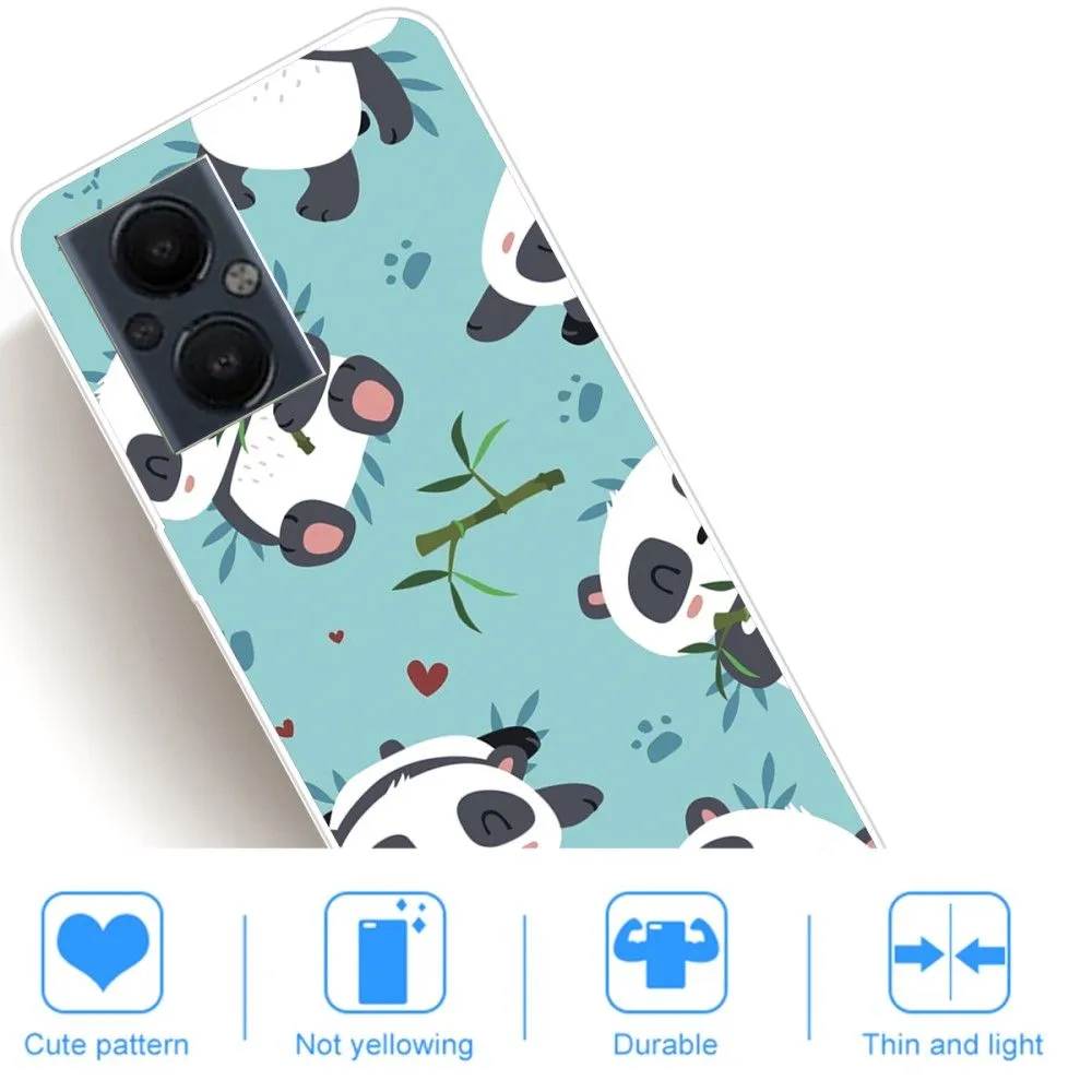 Deco OnePlus Nord N20 5G case - Cute Pandas