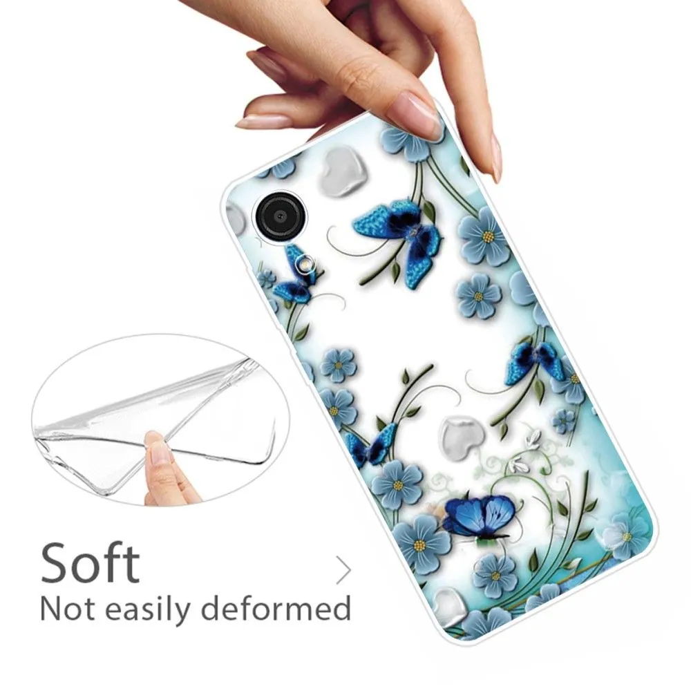 Deco Samsung Galaxy A03 Core case - Butterflies and Flowers