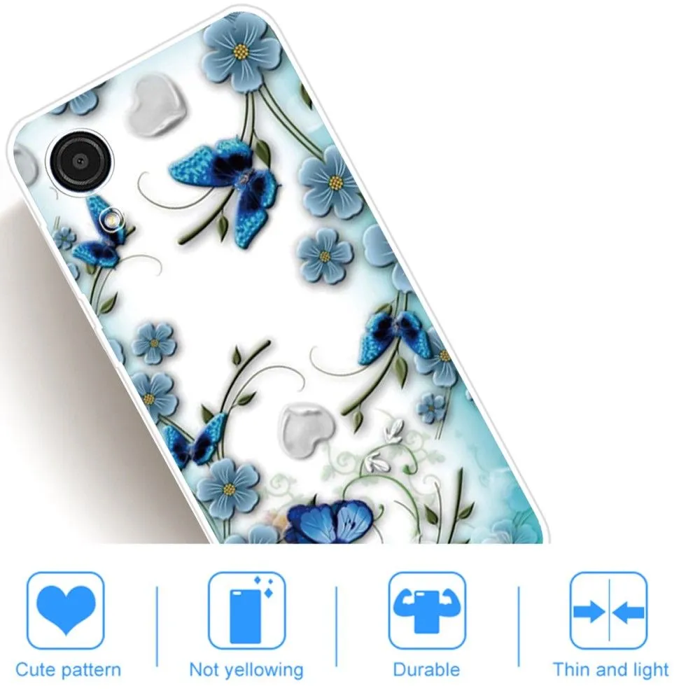 Deco Samsung Galaxy A03 Core case - Butterflies and Flowers