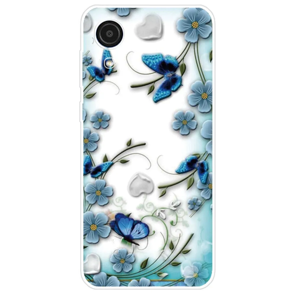 Deco Samsung Galaxy A03 Core case - Butterflies and Flowers