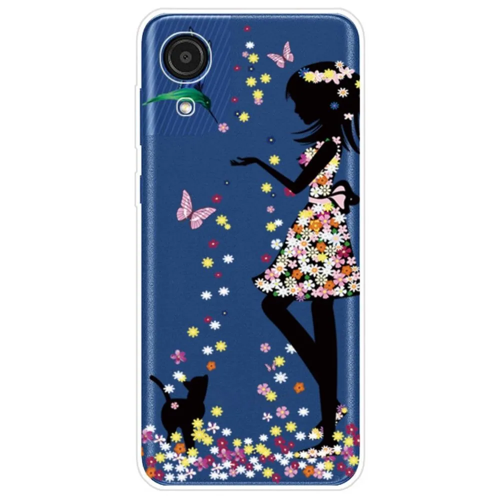 Deco Samsung Galaxy A03 Core case - Cat and Girl