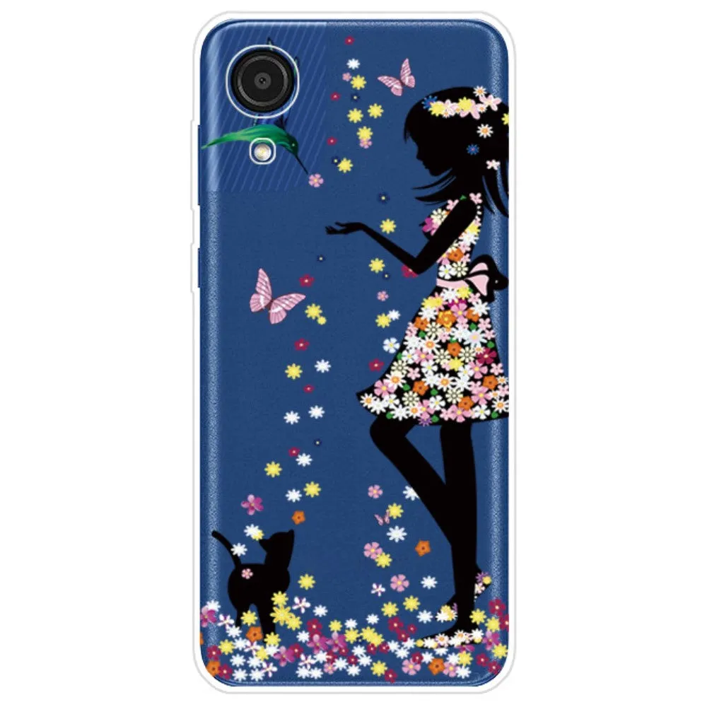 Deco Samsung Galaxy A03 Core case - Cat and Girl