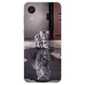 Deco Samsung Galaxy A03 Core case - Cat's Reflection