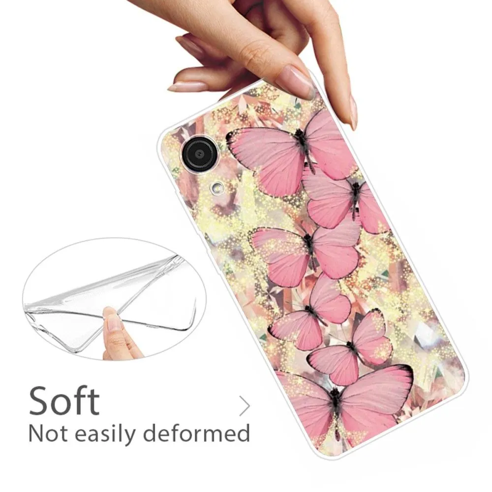 Deco Samsung Galaxy A03 Core case - Pink Butterflies