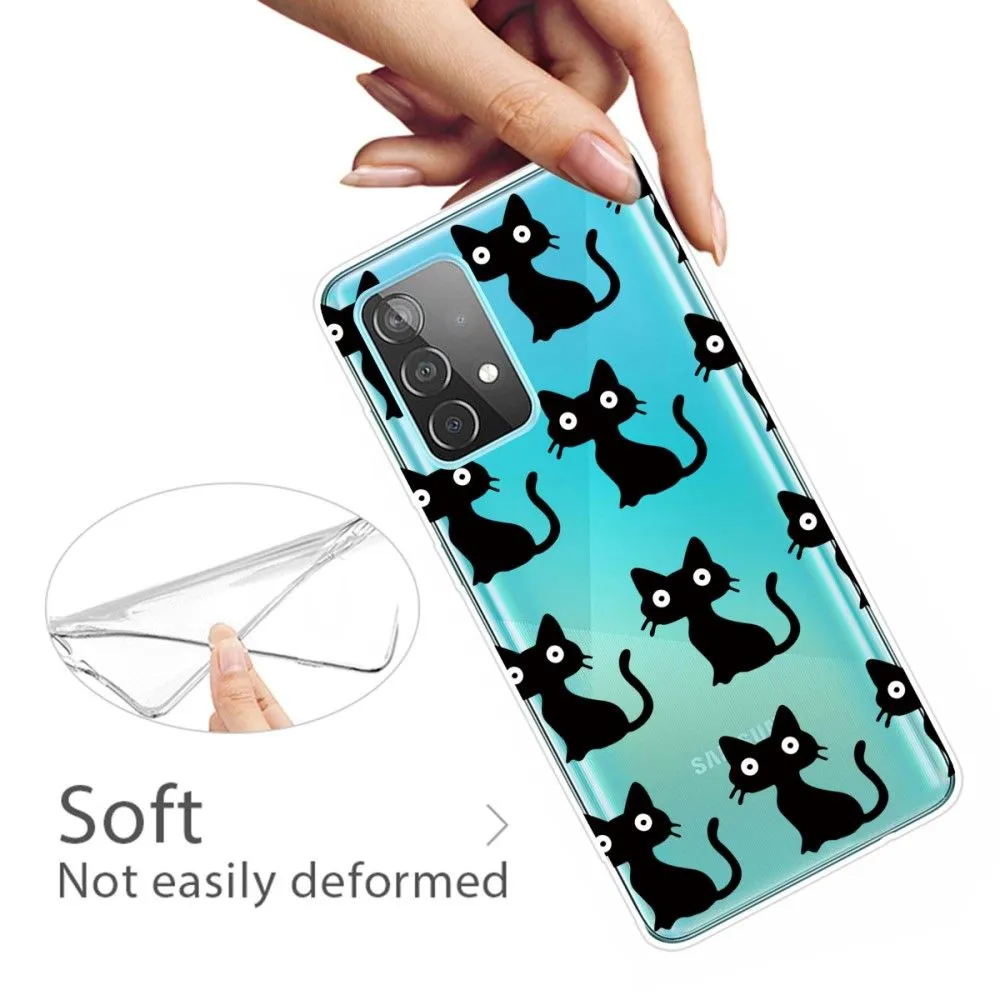 Deco Samsung Galaxy A13 4G case - Black Cats