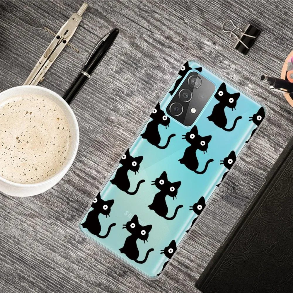 Deco Samsung Galaxy A13 4G case - Black Cats