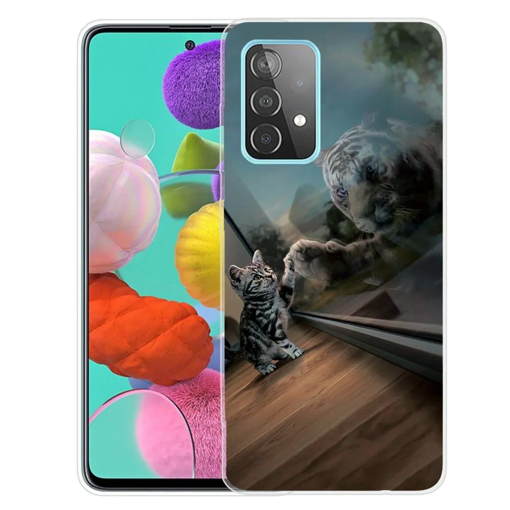 Deco Samsung Galaxy A13 4G case - Cat and Tiger