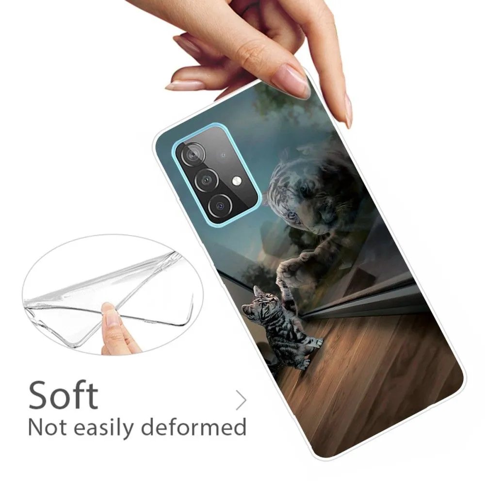 Deco Samsung Galaxy A13 4G case - Cat and Tiger