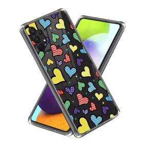 Deco Samsung Galaxy A13 4G case - Colorful Hearts