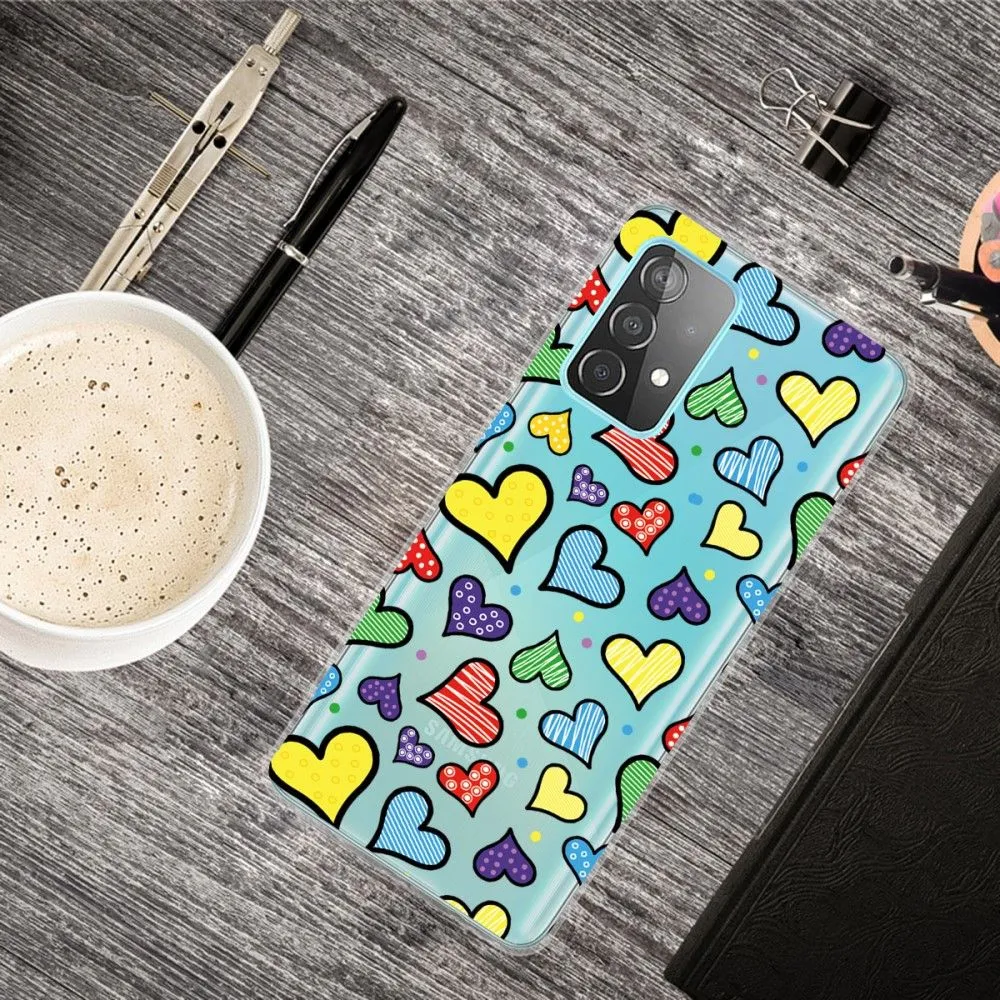 Deco Samsung Galaxy A13 4G case - Colorful Hearts