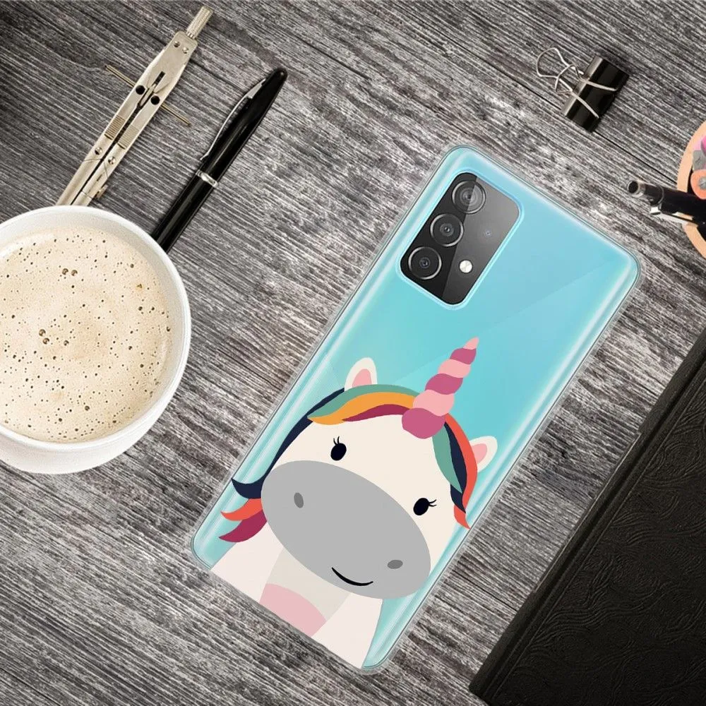 Deco Samsung Galaxy A13 4G case - Cute Unicorn