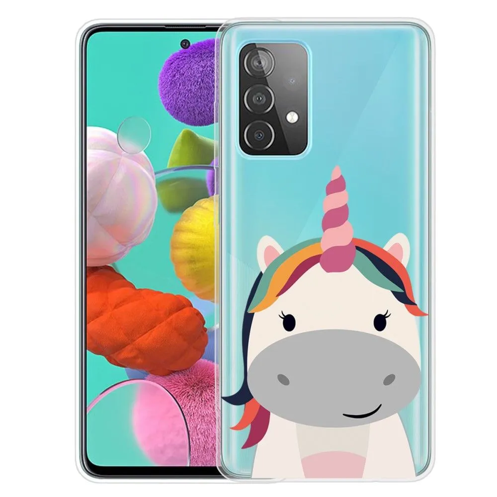 Deco Samsung Galaxy A13 4G case - Cute Unicorn