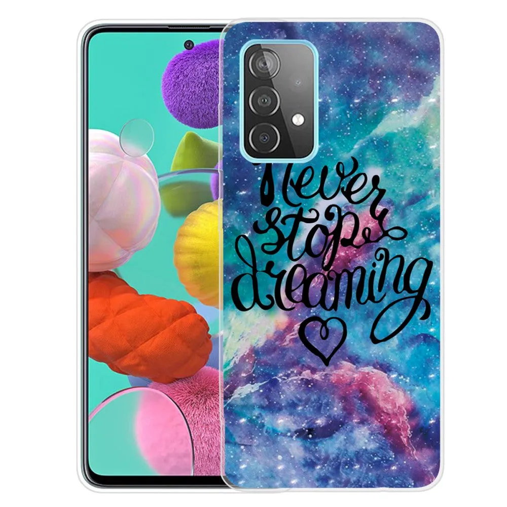 Deco Samsung Galaxy A13 4G case - Never Stop Dreaming