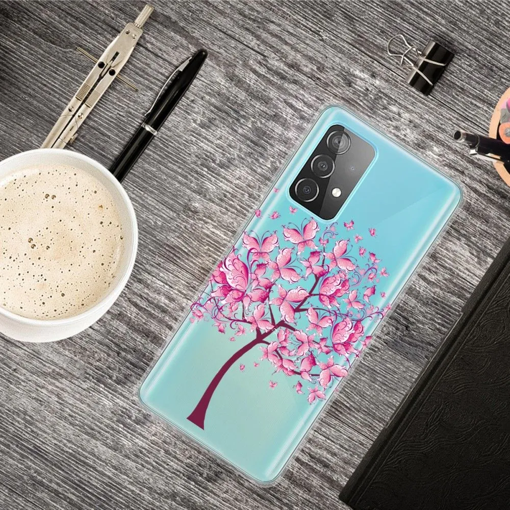 Deco Samsung Galaxy A13 4G case - Pink Flowers