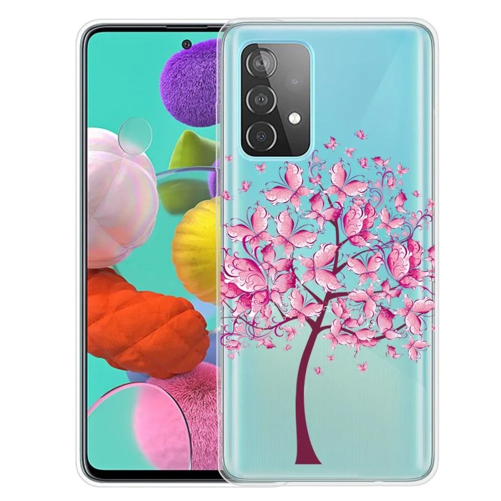 Deco Samsung Galaxy A13 4G case - Pink Flowers