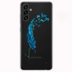 Deco Samsung Galaxy A13 5G case - Blue Feather