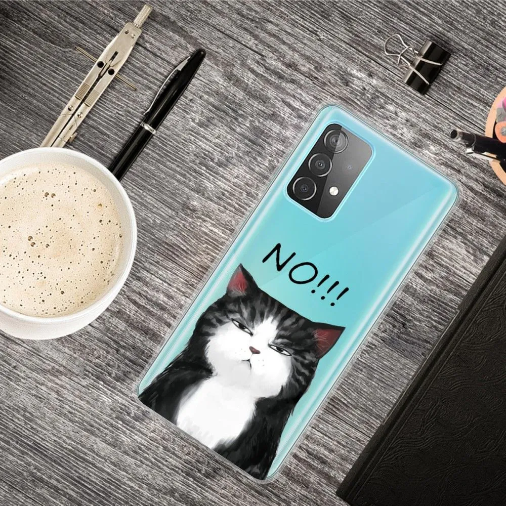 Deco Samsung Galaxy A53 5G case - Cat Says NO