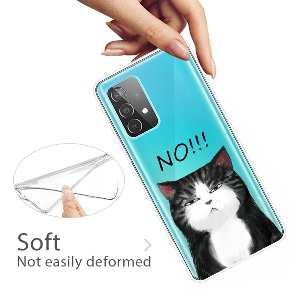 Deco Samsung Galaxy A53 5G case - Cat Says NO