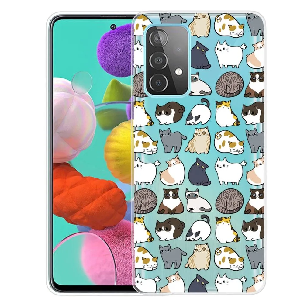 Deco Samsung Galaxy A53 5G case - Cats Stickers