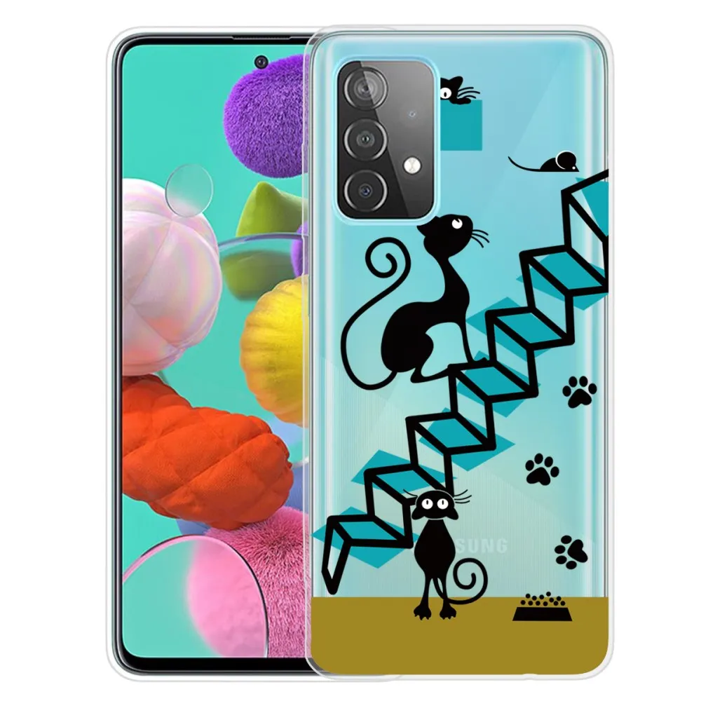 Deco Samsung Galaxy A53 5G case - Two Cats