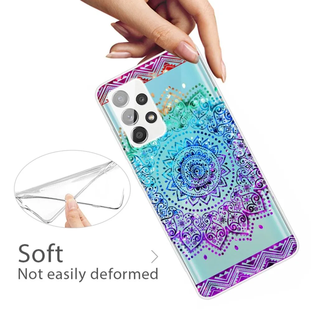 Deco Samsung Galaxy A72 5G case - Colorful Mandala Pattern