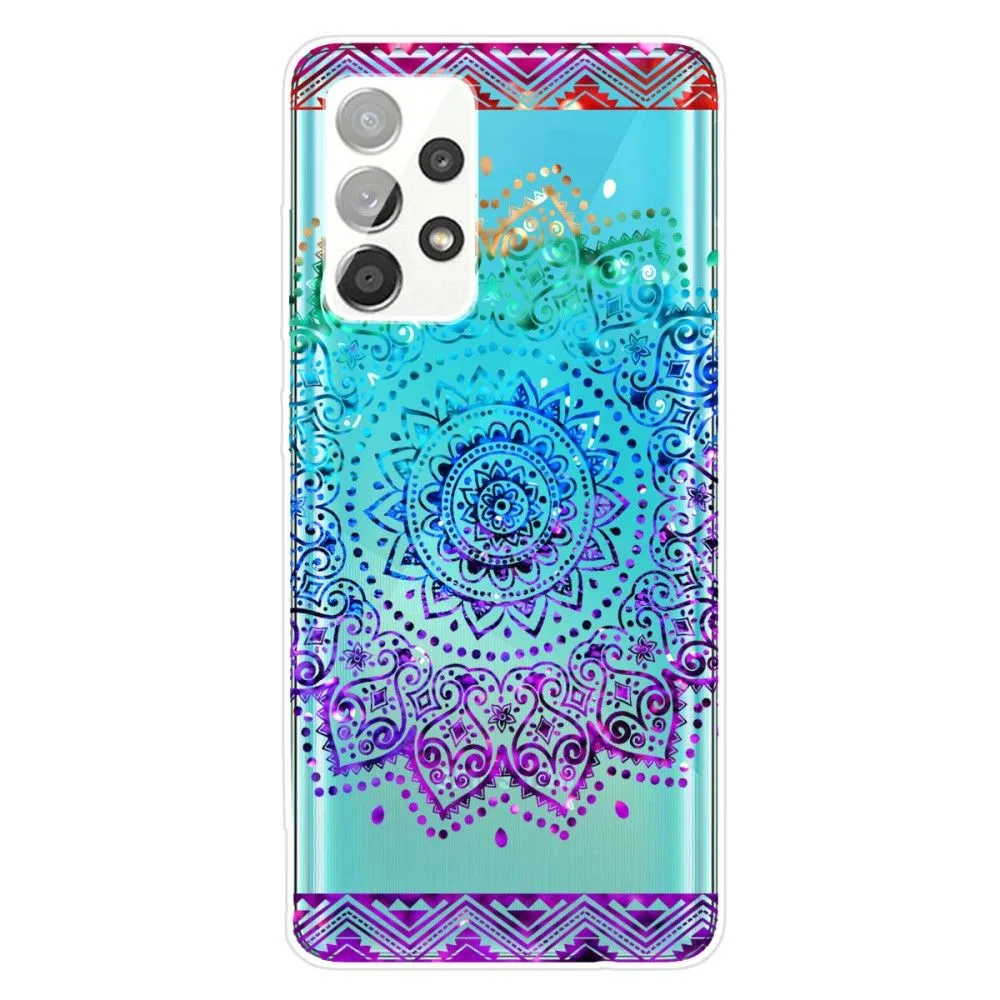 Deco Samsung Galaxy A72 5G case - Colorful Mandala Pattern