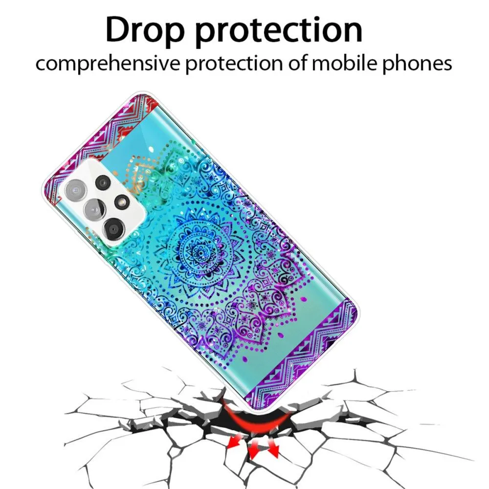 Deco Samsung Galaxy A72 5G case - Colorful Mandala Pattern