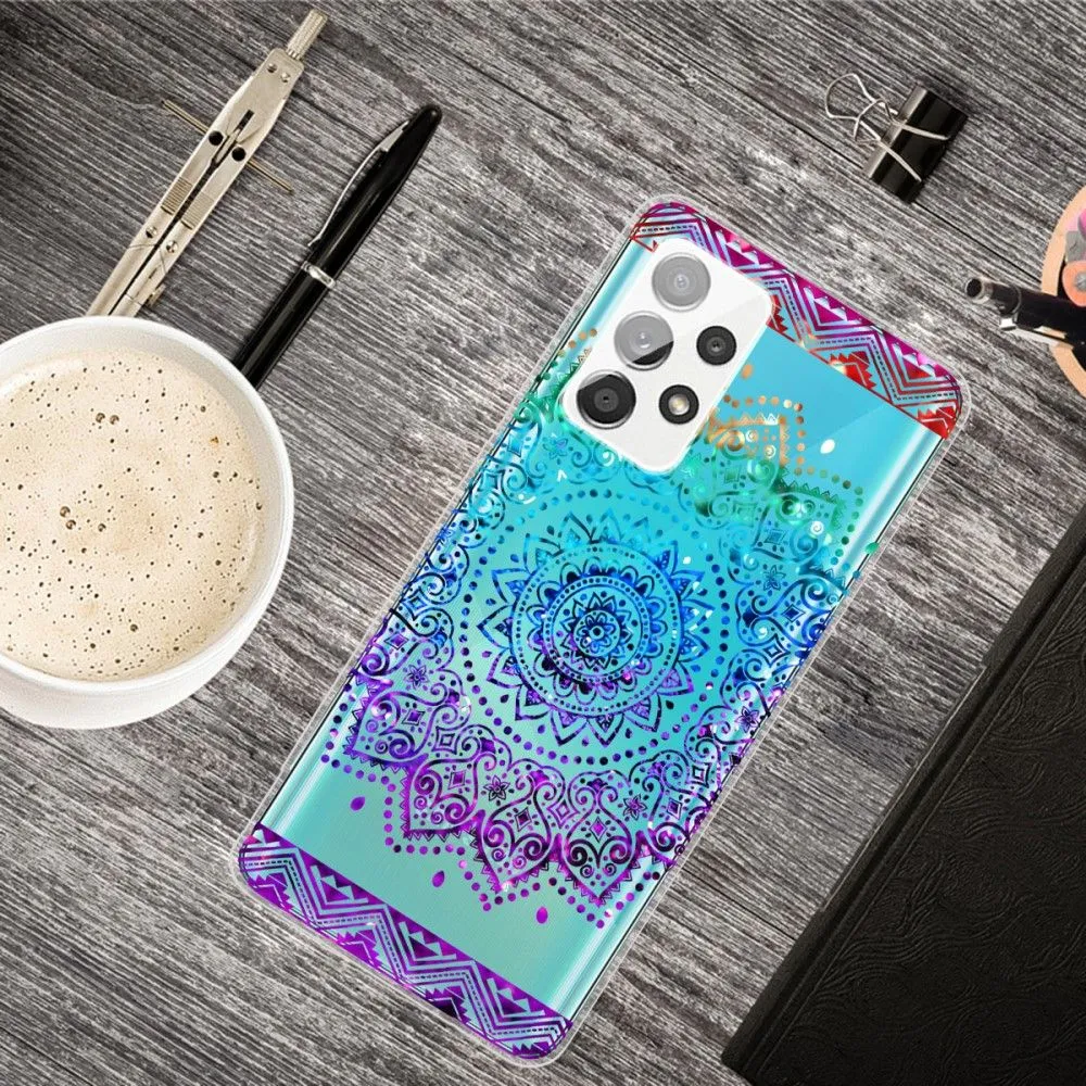 Deco Samsung Galaxy A72 5G case - Colorful Mandala Pattern