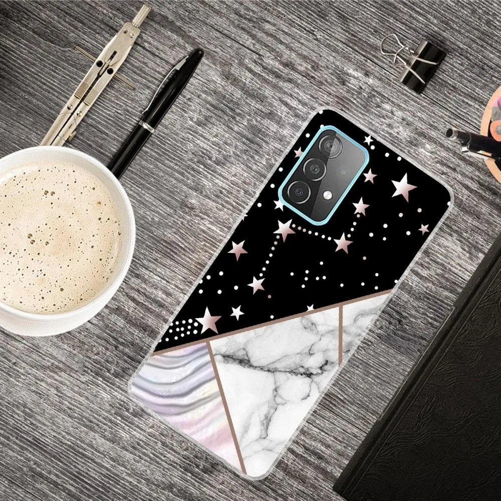 Deco Samsung Galaxy A73 case - Constellation Marble Tile