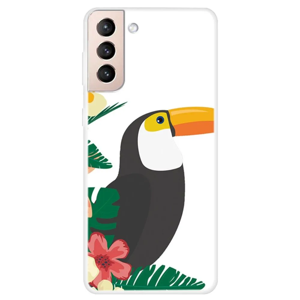 Deco Samsung Galaxy S22 Plus case - Leaves and Bird