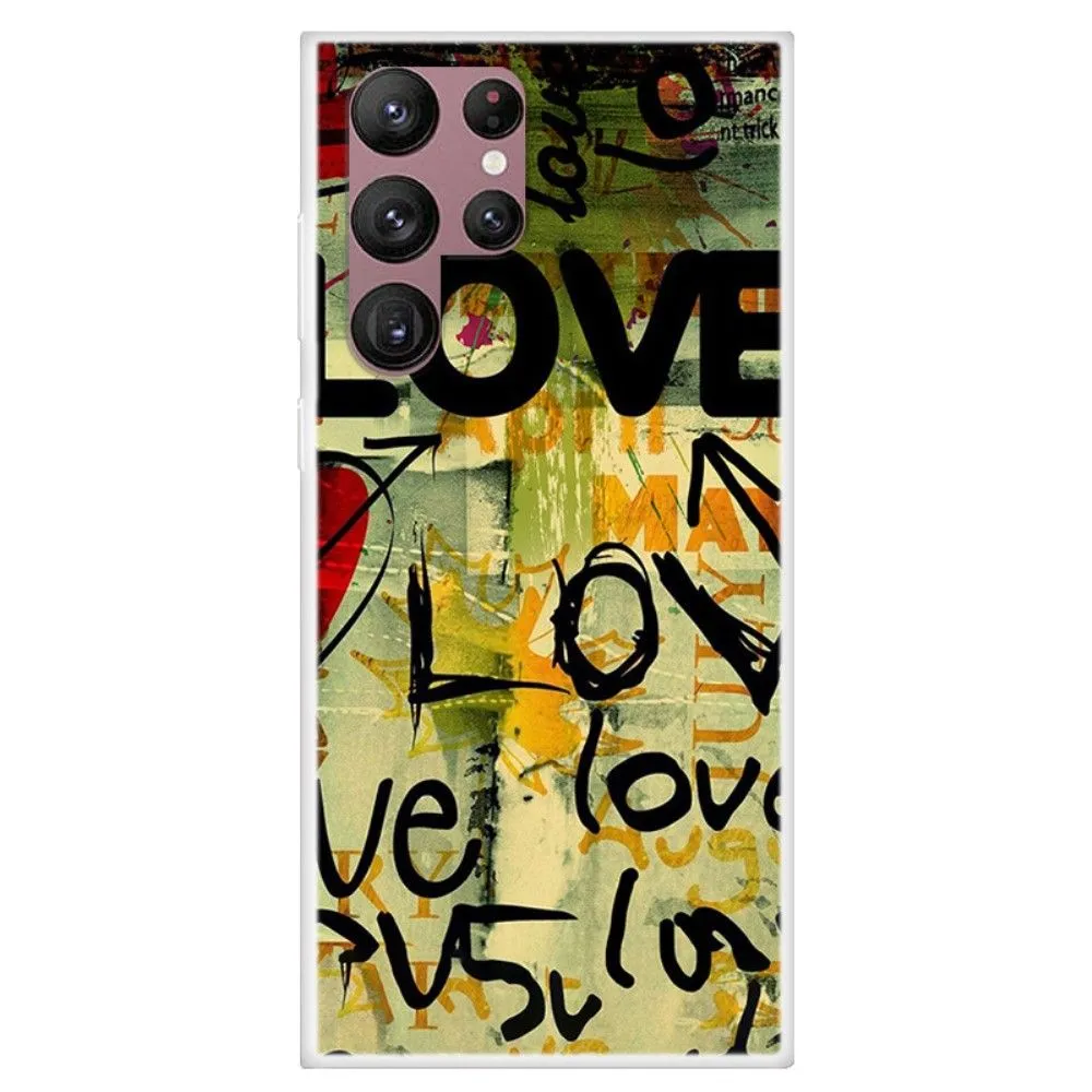 Deco Samsung Galaxy S22 Ultra case - Love